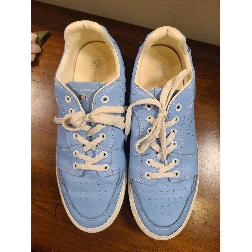 Duca Del Cosma Giordana Light Blue Womens Golf Shoes Size 42 / US 9 Leather
